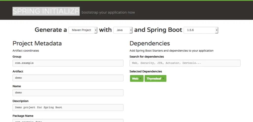 Building Restful Web Services with Spring Building an Application with Spring Boot