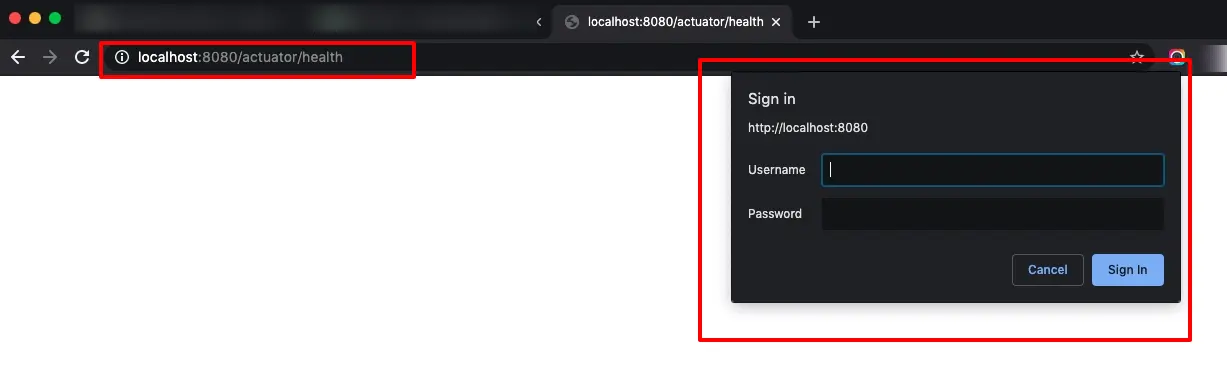 spring boot actuator security