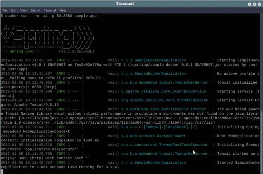 Dockerizing a Spring Boot Application