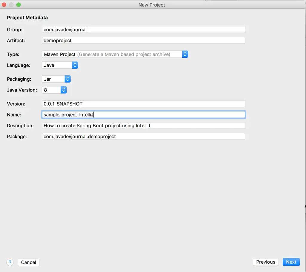 Build a Spring Boot application using IntelliJ IDEA