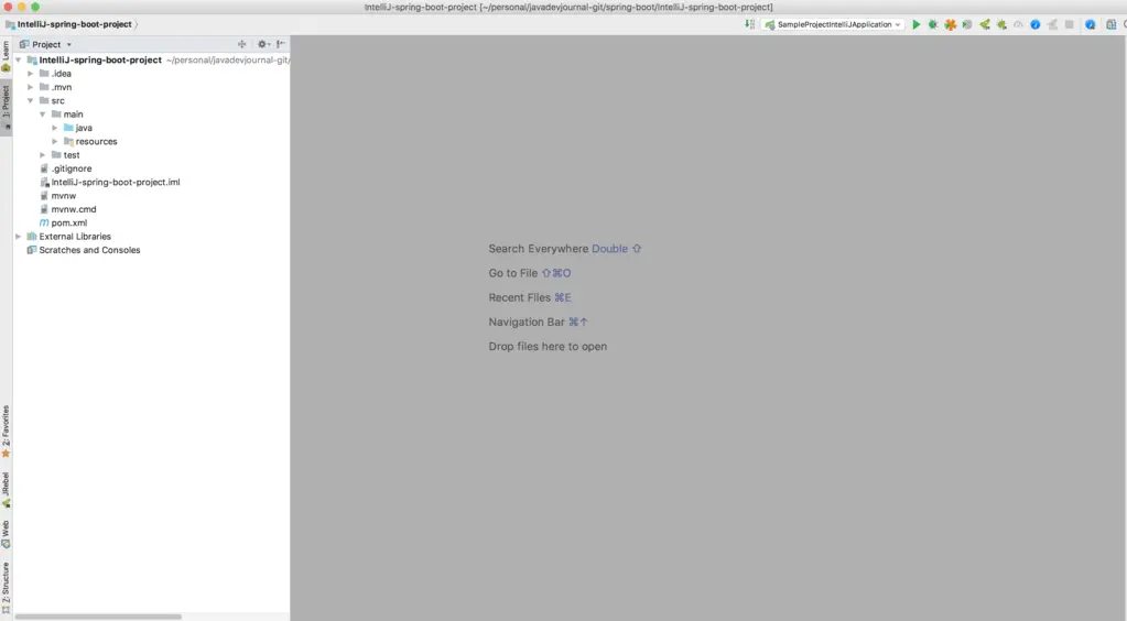 Build a Spring Boot application using IntelliJ IDEA