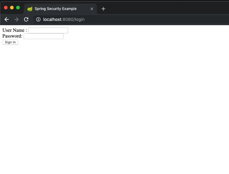 Spring Security with Spring Boot