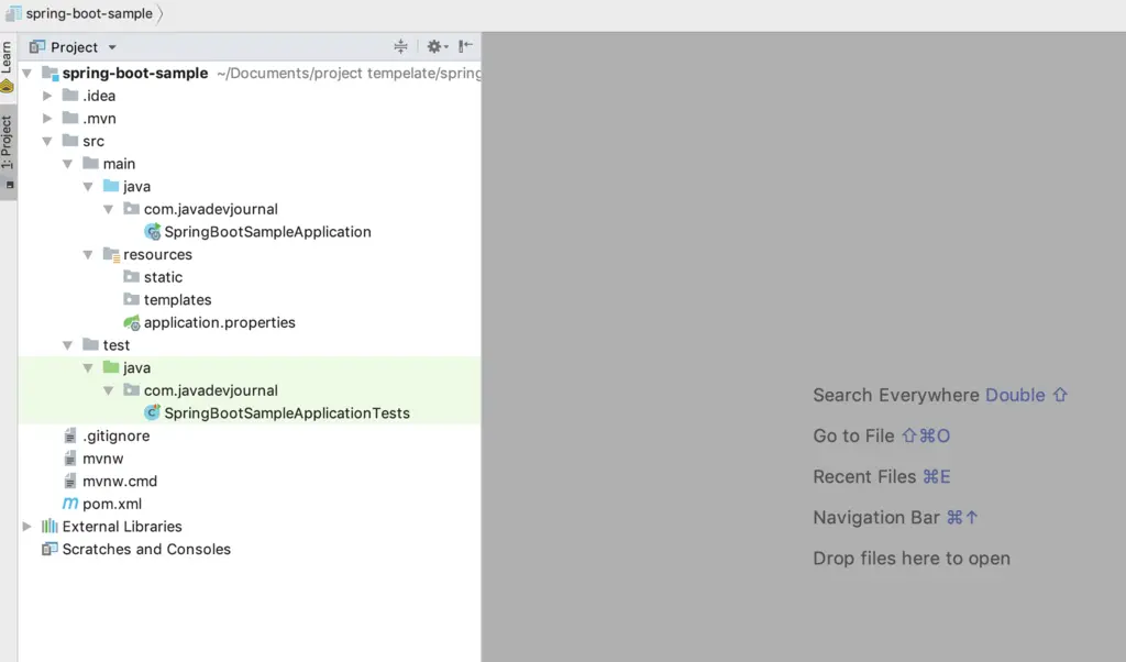 Spring Boot example