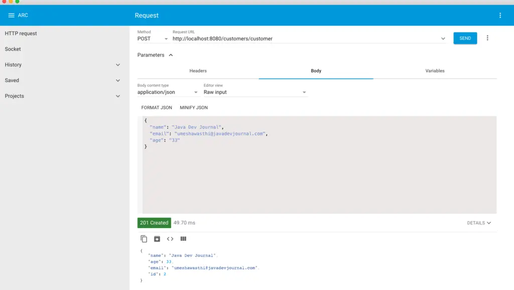 Spring Boot Rest Example