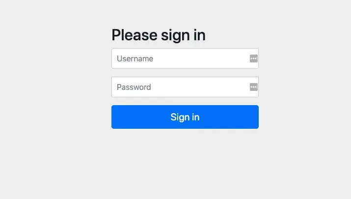 spring boot oauth login