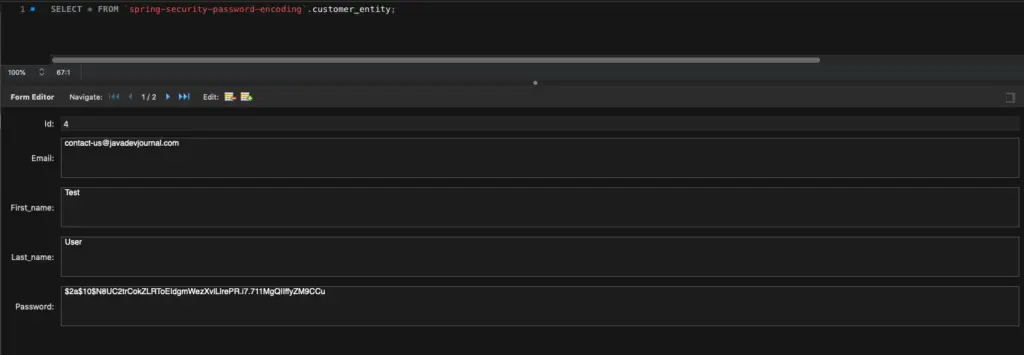 database