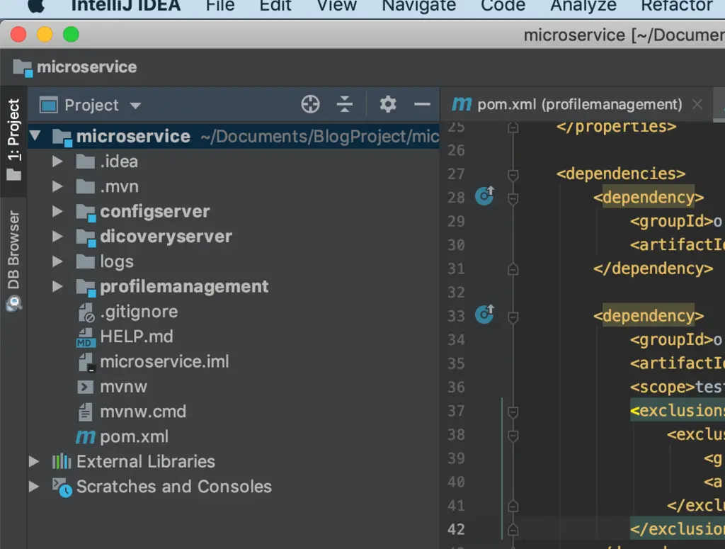 spring boot micorservices