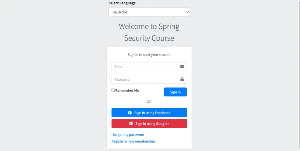 Spring Security Login- Error Handling and Localization