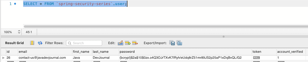 Spring Security Course - Account Verified