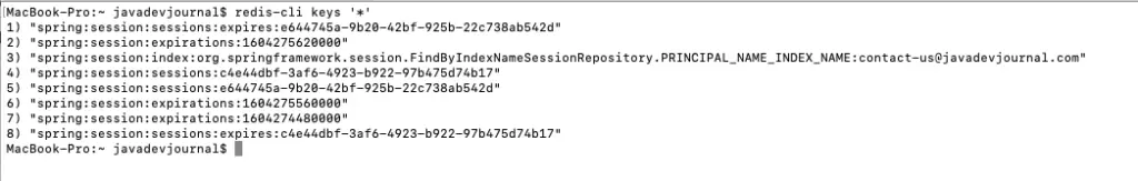 Spring Session with Redis and Spring Security