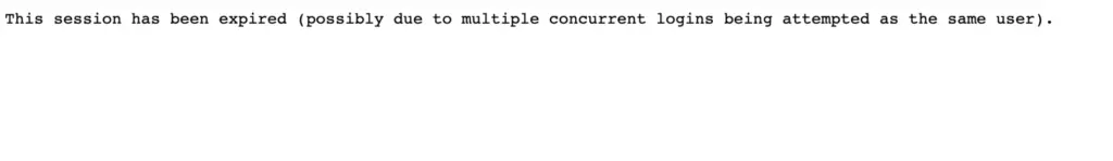 concurrent session control