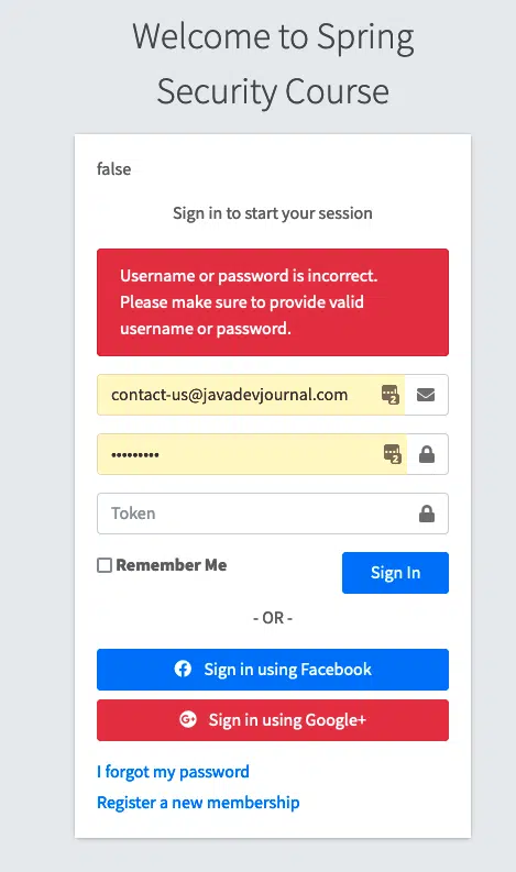 how to pass an additional parameter with spring security login page