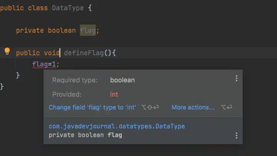 Data Types in Java