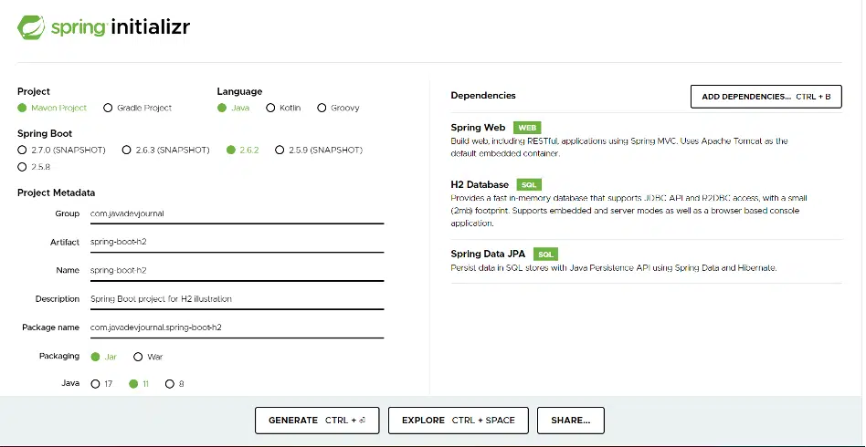 Spring Boot with H2 Database